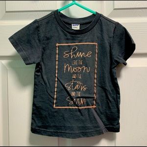 Declan + Crew toddler shirt: Shine